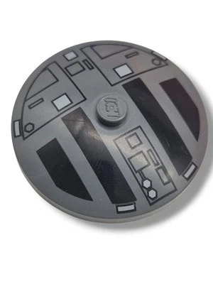 ⚡1x Lego Sat Radar Schüssel 4x4 dunkel grau Schild Star Wars 3960px4⚡ - Bild 1 von 4