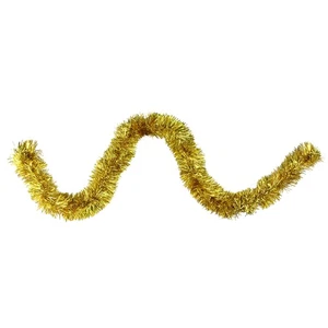 Guirnalda de oropel Northlight 50' oro profundo 8 capas de lámina de Navidad - sin iluminación - Imagen 1 de 3