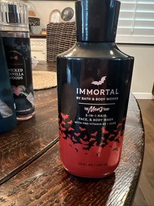 Bath & Body Works Immortal Herren 3 in 1 Gesicht Haar & Körper Waschmittel 10 Oz. Neu - Bild 1 von 1