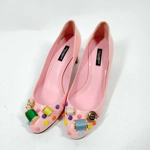 NO TARIFF Dolce and Gabbana Pumps Damen Pinks PU Leder 2285168 - Bild 1 von 10