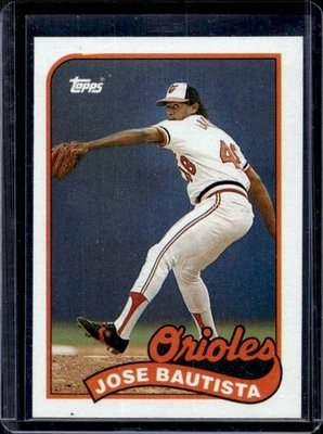 1989 Topps Jose Bautista Rookie RC #469 Orioles - Image 1 of 2