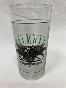 Vintage June 5, 1999 131’st Belmont Stakes Souvenir Glass Derby Libbey NTRA - Picture 1 of 6