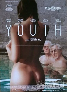 YOUTH - CAINE / KEITEL / SORRENTINO / WEISZ NAKED - ORIGINAL SMALL MOVIE POSTER - Picture 1 of 1