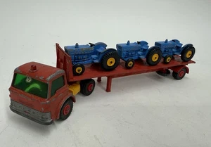 Matchbox King Size K20 Ford Farm Tractor Transporter - Picture 1 of 9