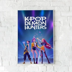 Kpop Demon Hunter Poster | Korean Idol Group Wall Art | Anime Otaku Decor - Picture 1 of 4