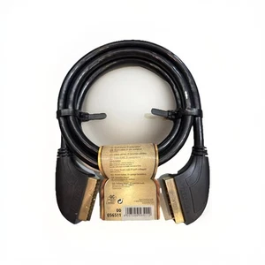 HAMA Premium Home Theatre cavo scart cavo di collegamento scart placcato oro 1,5 m 056511 - Foto 1 di 3