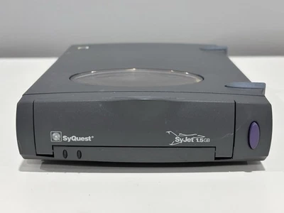 UNTESTED Vintage SyQuest SyJet 1.5GB External SCSI Drive - Image 1 of 4