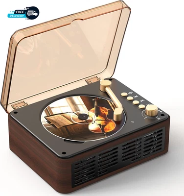 Tragbarer CD Player Bluetooth mit Lautsprechern - Desktop CD Player für Zuhause - Bild 1 von 4