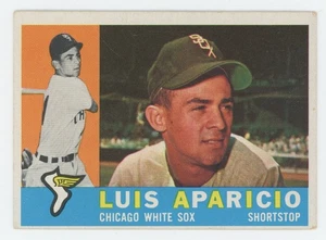 Topps 1960 Baseball Card UNGRADED #240 Luis Aparicio Chicago White Sox - Picture 1 of 2