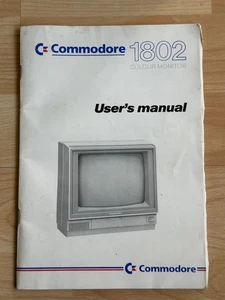 Commodore 1802 User ´S Manual, Monitor for Commodore - Picture 1 of 6