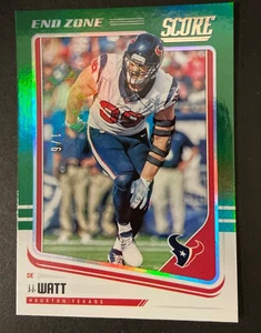 2018 Panini Score Green End Zone J.J.Watt 1/6 #127 Texans - Picture 1 of 2