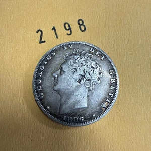 Silbermünze 1826 George IV UK Silber Schilling - Bild 1 von 11