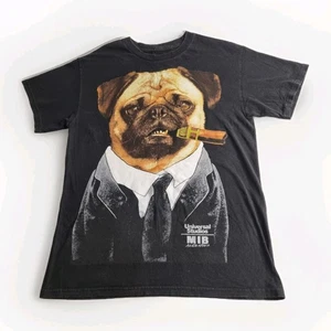 Frank the Pug Men In Black Universal Studios T-Shirt Size M Unisex Cotton In GUC - Foto 1 di 6