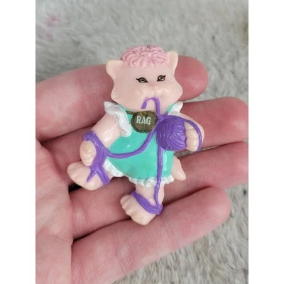 Minifigura de colección Cabbage Patch Kids Raggedy Ann Yarn Pig Foto 1 de 4