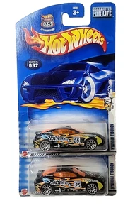 Hot Wheels Hyundai Tiburon #032/'2003 Mainline/Collector w/Graphics Alloy Wheels - Picture 1 of 13