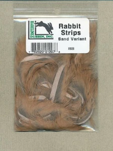 Rabbit Strips - sand variant - zonker cut 1/8 " wide - RS28 - Picture 1 of 1