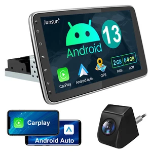 2+64GB Carplay Android 13 DAB+ Autoradio GPS Navi 1 DIN 360° Drehbar Bildschirm - Bild 1 von 14