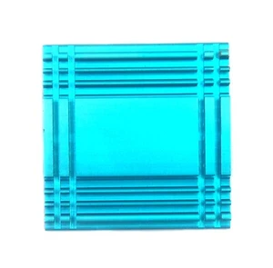 5pc ASIC Chip IC CPU Aluminum Heatsink Heat Sink 35x35x6mm Blue * No Adhesive - Picture 1 of 5