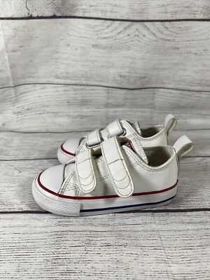Zapatilla deportiva Converse Chuck Taylor All Star 2V doble correa imitación cuero talla 5T Foto 1 de 4