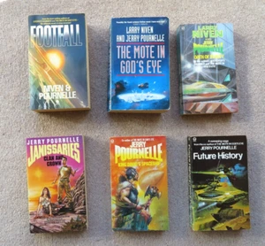 6 x JERRY POURNELLE & LARRY NIVEN PB bundle job lot - Picture 1 of 5