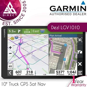 Garmin Dezl LGV1010 25.4cm Lastwagen GPS Sat Nav │ Live Traffic │ Voice Assist│ - Bild 1 von 10
