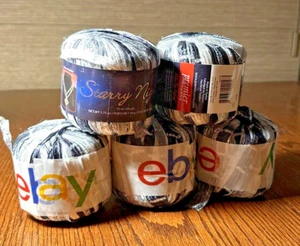 Lot of 5 New  Premier Starry Night Yarn, 1.75 oz  60 yds, SILVER SCREEN, 5-Bulky - Picture 1 of 12
