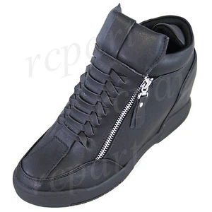 New fashion women's shoes wedge boot side zipper synthetic solid Black Casual - Picture 1 of 1