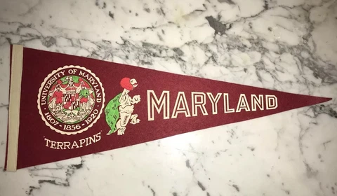 MARYLAND 1960S RED TEAM PENNANT Cover
