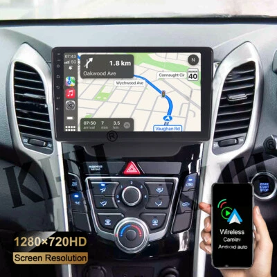 9" Für Hyundai i30 2012-2016 Android Autoradio Carplay GPS Navi RDS WIFI 2+64G - Bild 1 von 4