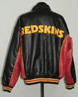 VTG Game Day Essex Jacket Coat Washington Redskins NFL Football Faux Leather M 
