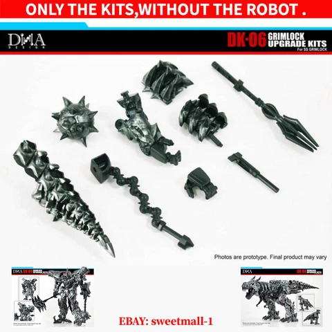 DNA DK-06 Upgrade kit For SS07 Grimlock Mobile Hand Meteor Hammer Tail in stock Cover