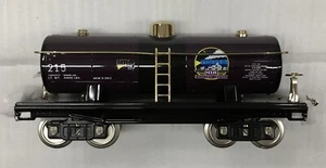 Tinplate Traditions  Std. Gauge MTHRRC 215 TANK CAR 10-2243  Purple and Black - Picture 1 of 8