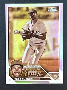 TREA TURNER 2023 Topps Chrome Sepia Refractor #103 Philadelphia Phillies - Picture 1 of 2