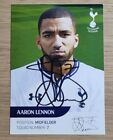AARON LENNON - (Tottenham Hotspur) RARE - Hand Signed Club Card