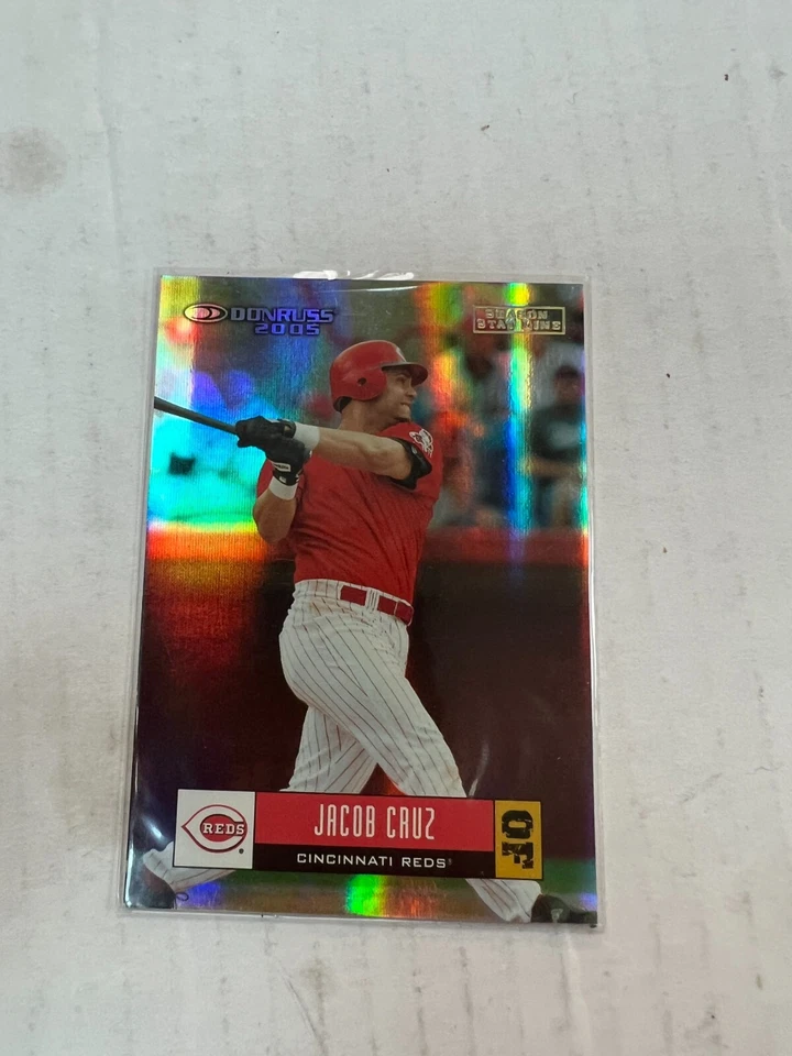 Jacob Cruz 2005 Donruss Baseball Season Stat Line #304 #17/33 NrMt - Image 1 of 1