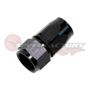 SpeedFactory Racing -12AN Straight Black Hose End - Picture 1 of 2