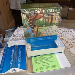 1972 Mr. Wizard's Crypto Coder/Decoder Toy in Orig. Box Nice - Picture 1 of 8