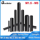 M1.5-M5 Slotted Spring Tension Pins Black Zinc Plated Sellock Roll Pin DIN 1481
