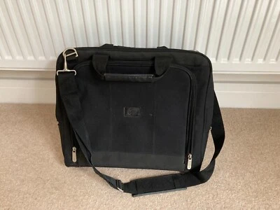 HP Laptop Case Briefcase Black blue lining Up to 14"inch Laptop - Image 1 of 4