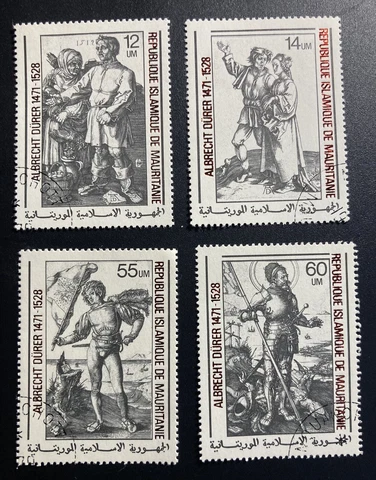 Mauritania Rep.  Complete Set of 4 Art, "Durer" SC#407-410. Lot #B07-042019 Cover