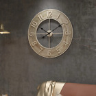 Living and Home Arabic Numerals Woodgrain Wall Clock