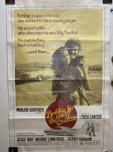Vintage Original 1976 BOBBIE JO AND THE OUTLAW 41x26 Movie Poster LYNDA CARTER - Picture 1 of 4