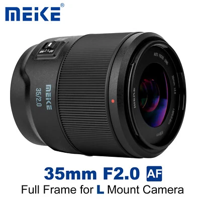 Meike AF 35mm F2.0 STM Full Frame Wide Angle Auto Focus Lens for L Mount Cameras - Image 1 of 4