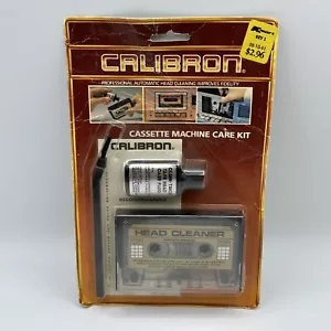 Kit pulizia macchina lettore cassette audio Calibron - Made in USA - Foto 1 di 7