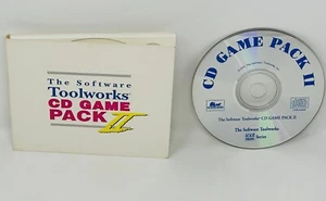 The Software Toolworks - CD Game Pack II (PC CD Rom, 1991) MS-DOS Vintage Blanco - Imagen 1 de 4