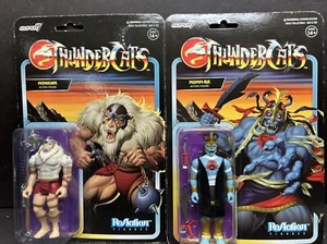 Set Of 2! Monkian & Mumm-Ra Thundercats Super 7 Reaction Figure - Picture 1 of 11