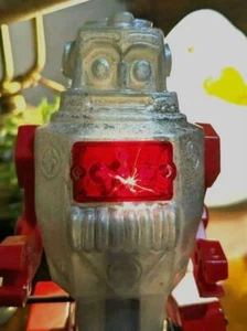 Noguchi Friction spring Machine Robot Tin Toy F/S FEDEX - Picture 1 of 9