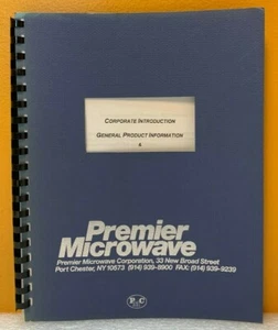 Premier Microwave General Product Information Catalog. - Picture 1 of 1