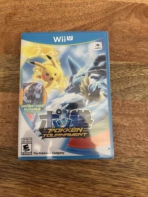 SEALED Pokkén Tournament (Nintendo Wii U, 2016) Complete - Amiibo Card - Image 1 of 4