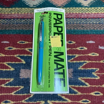 Bolígrafo Powerpoint Paper Mate años 70 vintage noventa y ocho nuevo en paquete - azul Foto 1 de 2